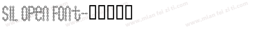 SIL Open Font字体转换